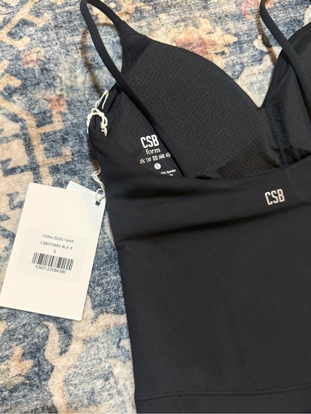 NWT CROP SHOP BOUTIQUE Form Eden Tank - Black - Size small - Picture 7 of 7